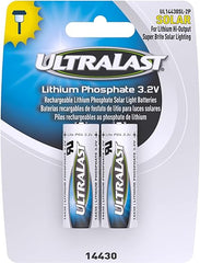 Ultralast UL14430SL-2P UL14430SL-2P 14430 Lithium Batteries for Solar Lighting, 2 pk