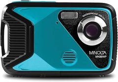 Minolta MN30WP-TL MN30WP Waterproof 4x Digital Zoom 21 MP/1080p Digital Camera (Teal)