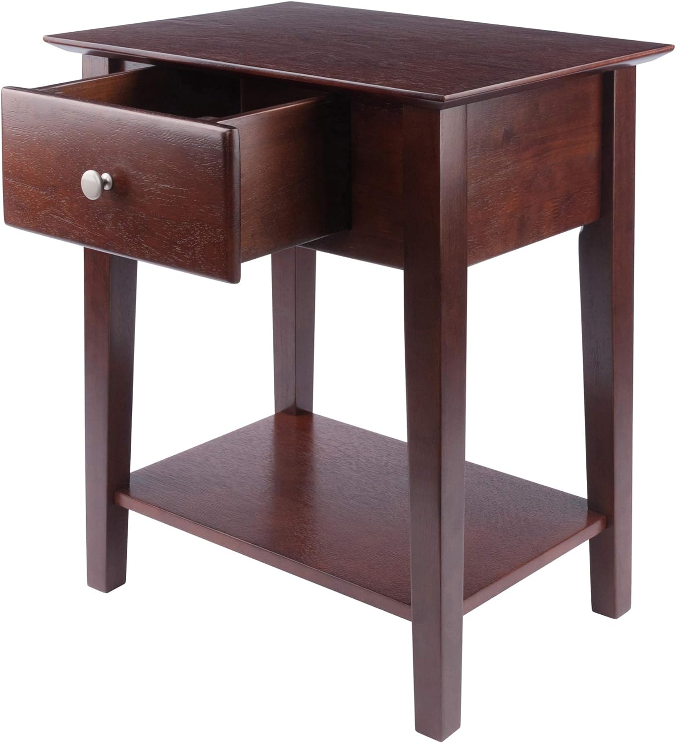 Winsome Wood Shaker Accent Table, Antique Walnut