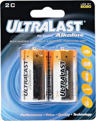 Ultralast ULA2C ULA2C C Alkaline Batteries, 2 pk