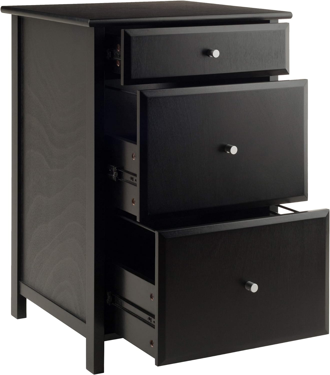 Winsome Delta File Cabinet Black Home Office