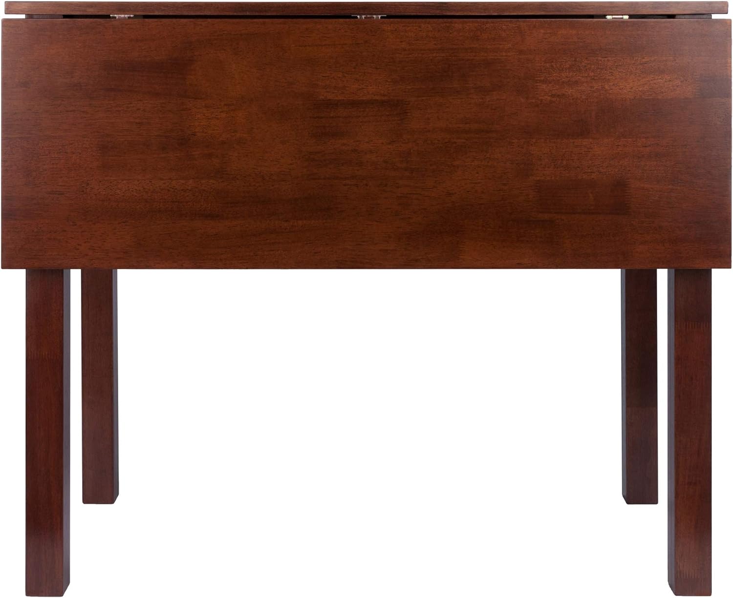 Winsome Perrone High Table, Walnut, 34.8 in x 40 in x 29.1 in