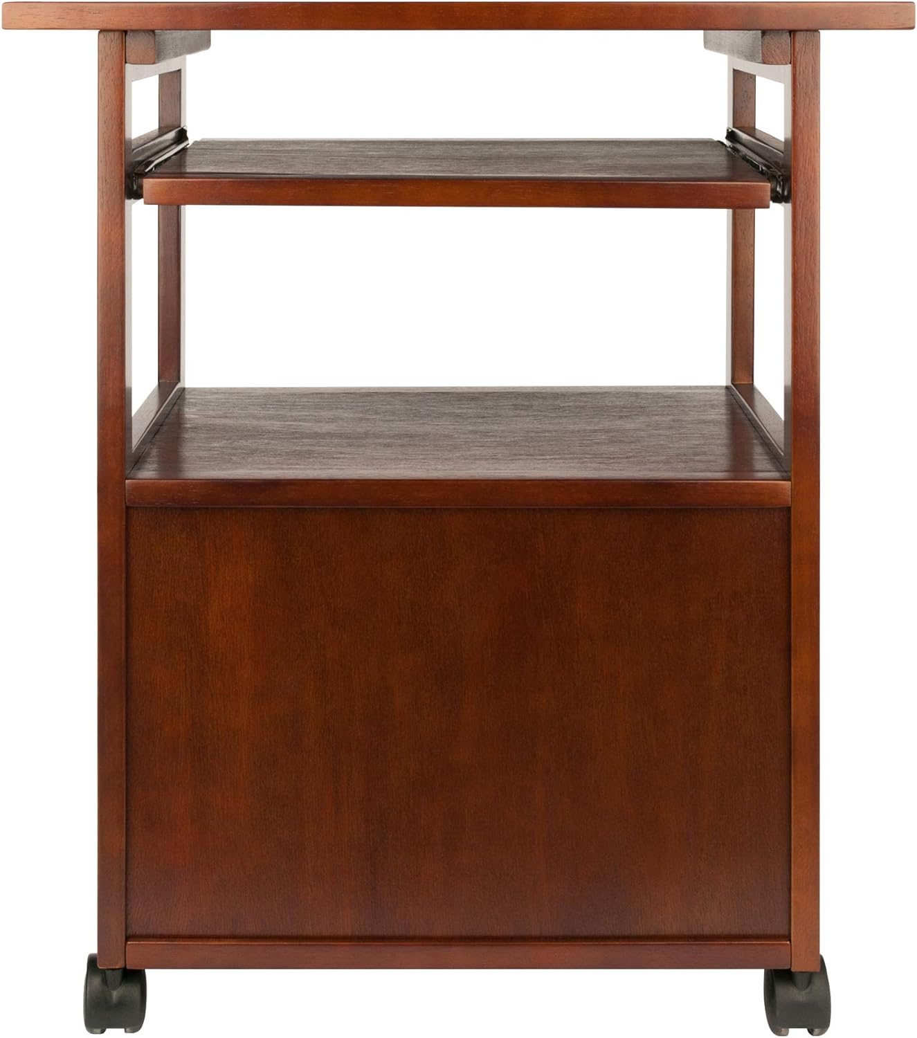 Winsome Piper Home Office, Walnut, 24.02"W x 29.65"H x 17.32"D