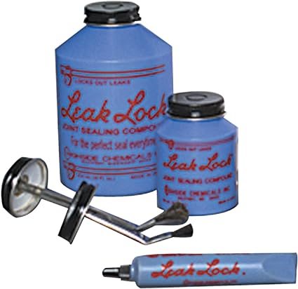 10004 Leak Lock 4 Ounce Brush-Top Plastic Jar