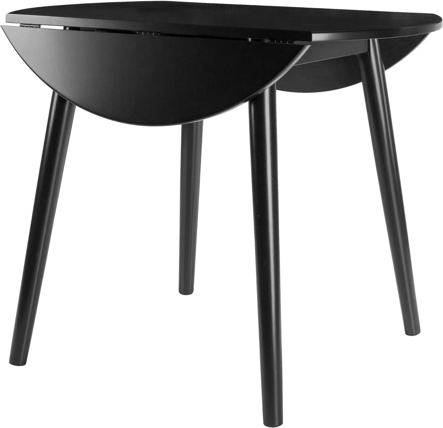 Winsome Moreno Dining Table, Black 35.43x35.43x28.94