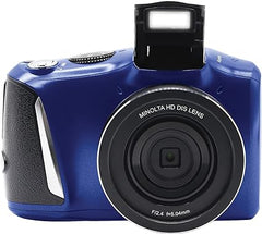 Minolta MND50-BL MND50 16x Digital Zoom 48 MP/4K Ultra HD Digital Camera (Blue)