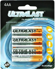 Ultralast ULA4AA AA Alkaline Batteries, 4 pk