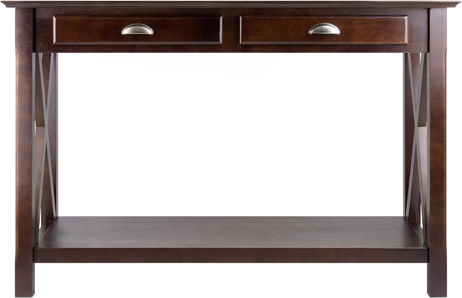 Winsome Wood Xola Occasional Table, Cappuccino finish