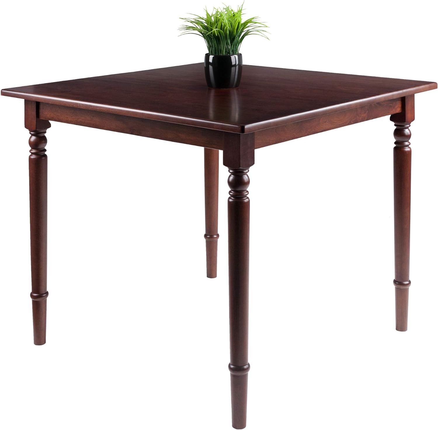 Winsome 94736 Mornay Dining Table, Walnut, 35" square