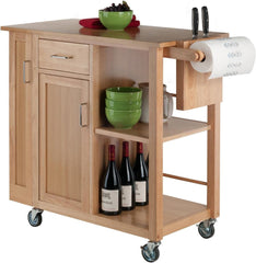 Winsome 89443 Douglas Cart Kitchen, Natural 42.52x18.98x35.35