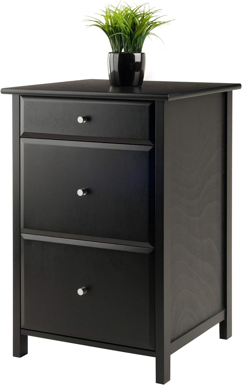 Winsome Delta File Cabinet Black Home Office