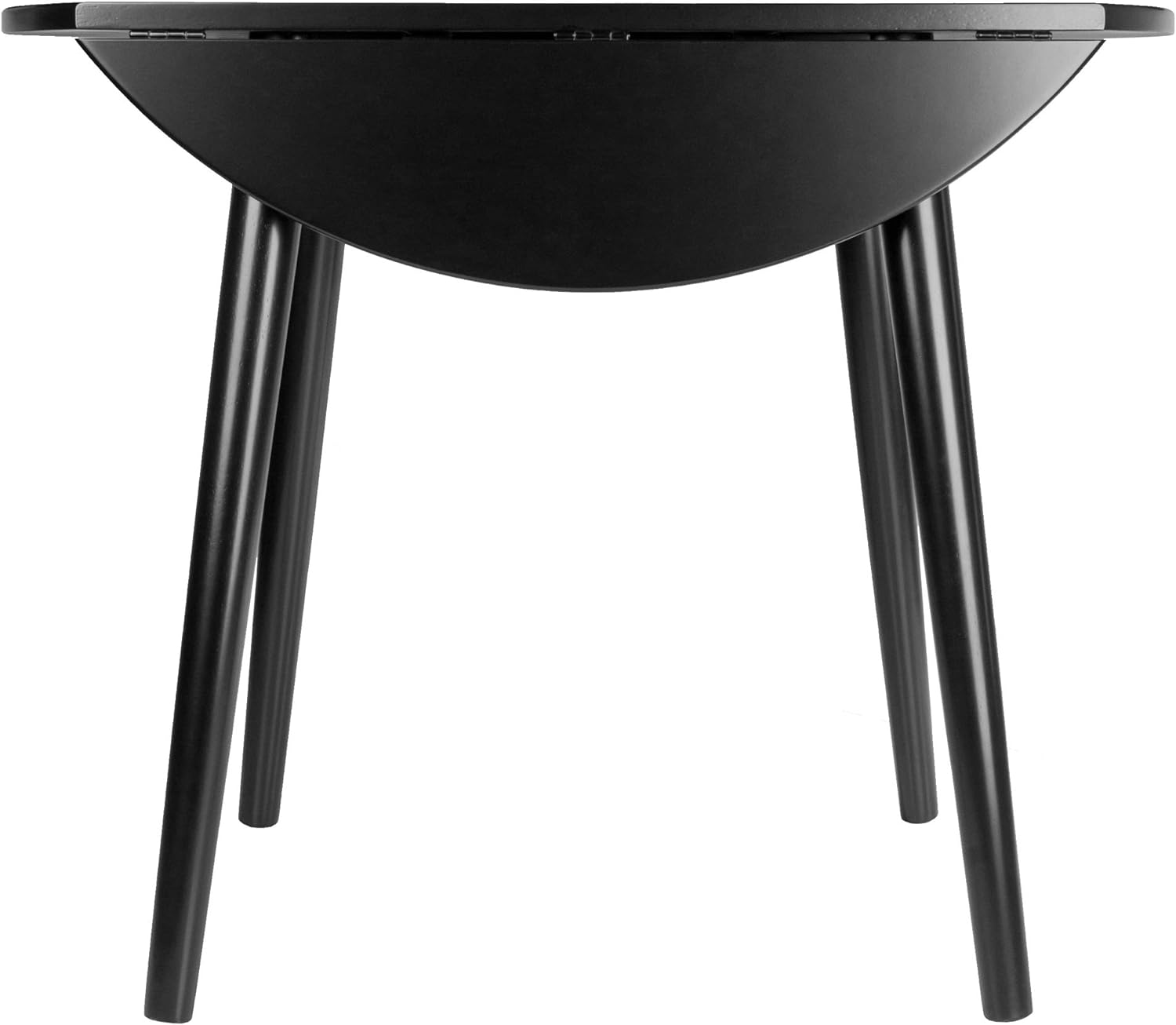 Winsome Moreno Dining Table, Black 35.43x35.43x28.94