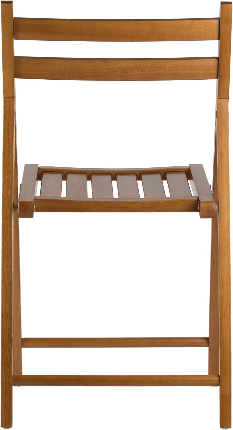 Winsome Robin 4-PC Folding Set Teak Chair, 17.64 x 20.1 x 32.28