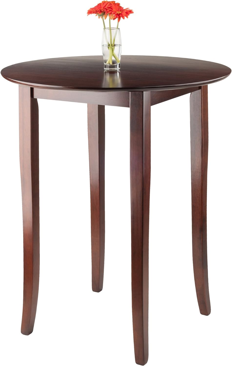 Winsome Fiona Dining Table, Walnut, 33.86 x 33.66 x 38.98 Inches