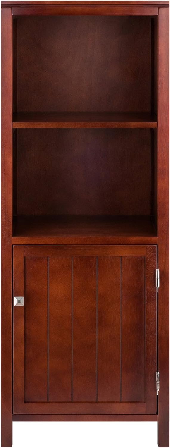 Winsome 94421 Pantry Cupboard with 2 Shelves, Antique Walnut (94421)