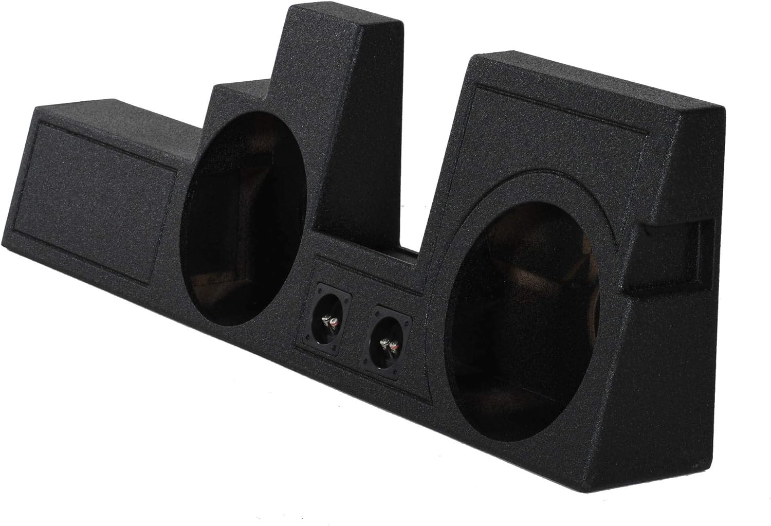Super Duty Dual 12" Ported Subwoofer Box Enclosure for 2000-16 Ford F250/350/450 Black