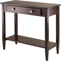 Winsome Richmond 33.98-inch x 29.92-inch x 15.69-inch Wood Console Hall Table Tapered Leg, Brown (94136)