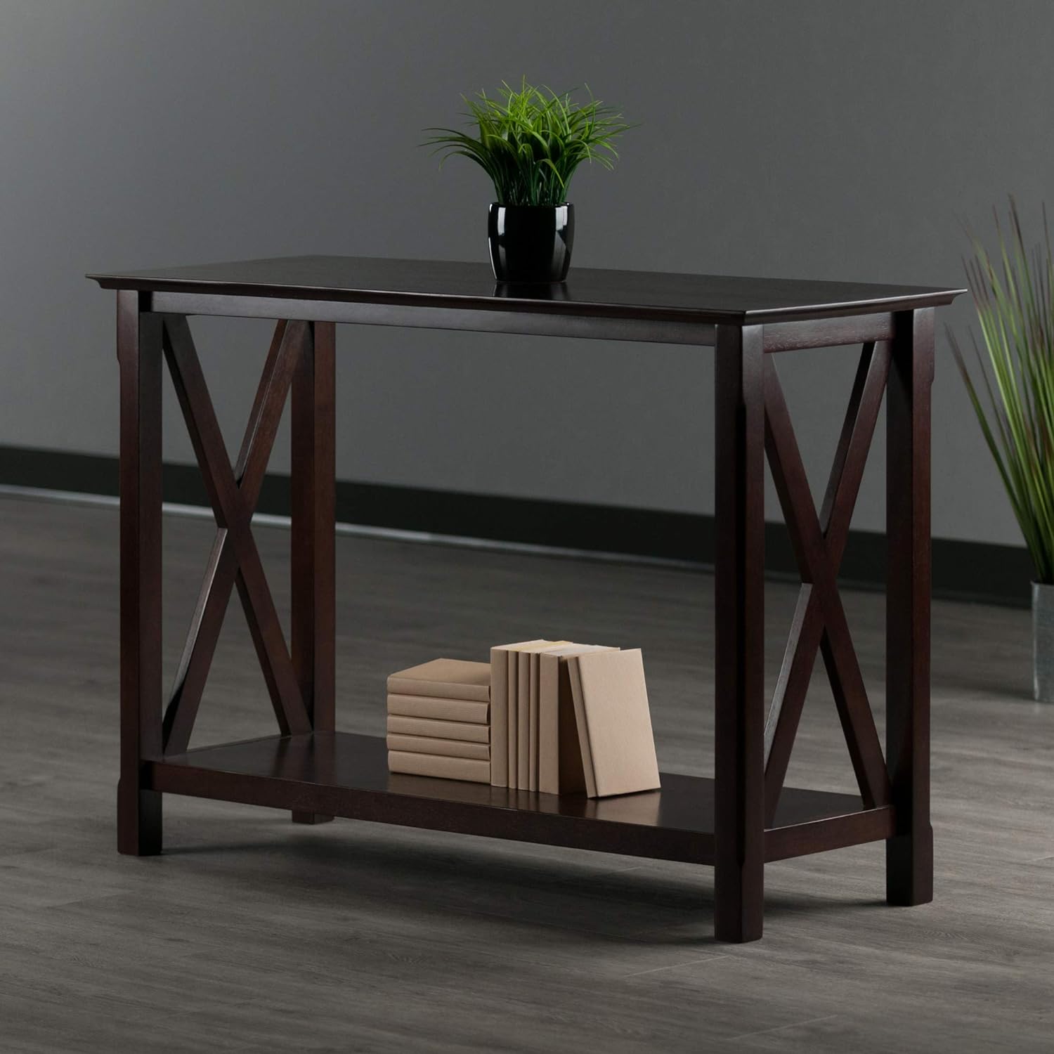 Winsome 40445 Wood Xola Occasional Table, Cappuccino Product in Inches (L x W x H): 45.0 x 15.98 x 30.0