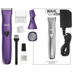 Wahl Pure Confidence Rechargeable Electric Trimmer, Shaver, & Detailer for Smooth Shaving & Trimming of The Face, Underarm, Eyebrows, & Bikini Areas – Model 9865-100