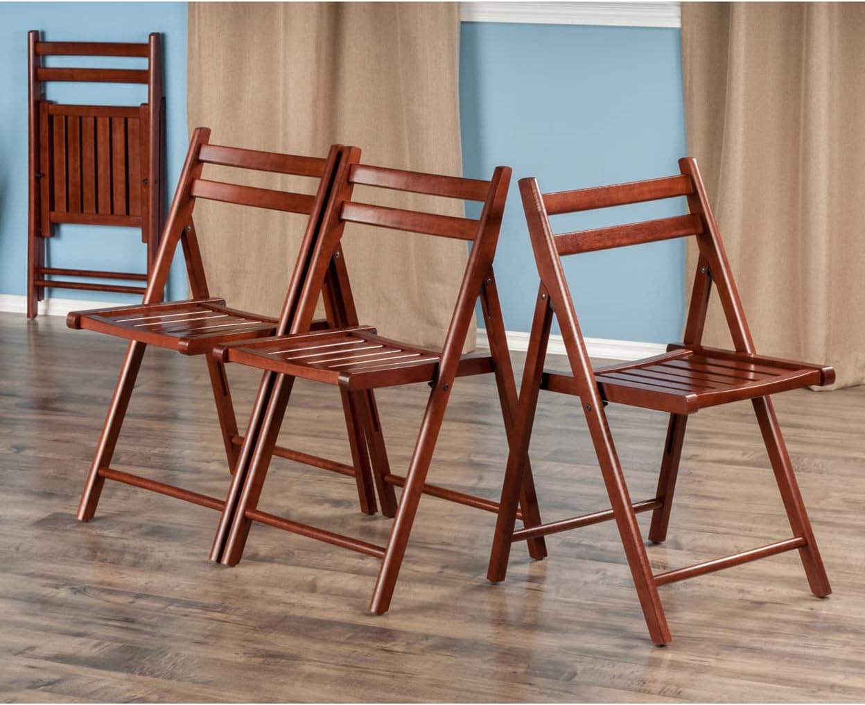 Winsome Wood Robin Seating, Walnut (Set of 4)