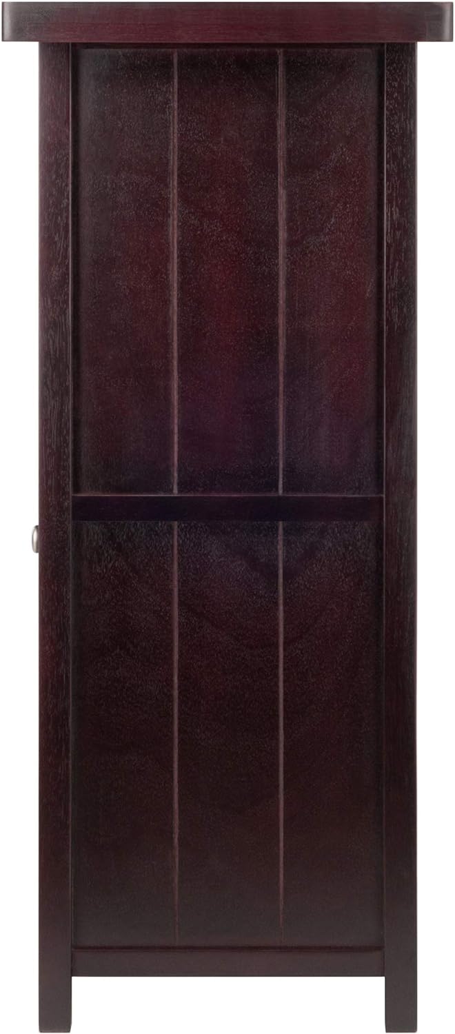 Winsome Macon Bar Wine Cabinet, Espresso