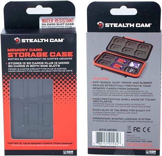 Stealth Cam STC-MCSC Memory Card Storage Case