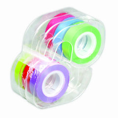 REMOVABLE HIGHLIGHTER TAPE 1 ROLL EACH OF SIX COLORS