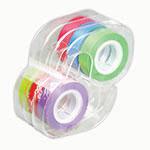 REMOVABLE HIGHLIGHTER TAPE 1 ROLL EACH OF SIX COLORS