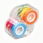 REMOVABLE HIGHLIGHTER TAPE 1 ROLL EACH OF SIX FLUORESCENT COLORS