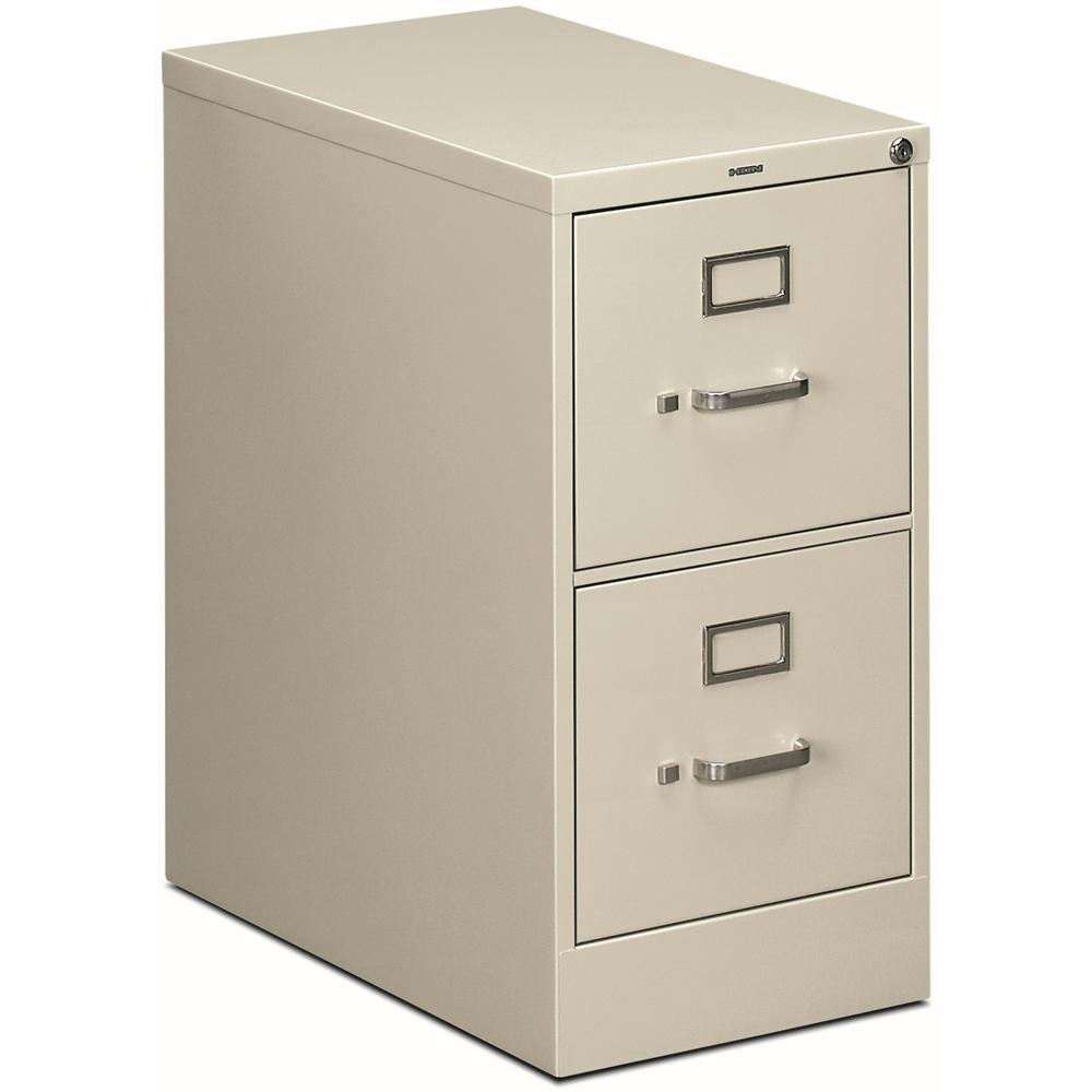 HON 510 H512 Vertical Column - 15" x 25"29" - 2 Drawer(s) - Finish: Light Gray