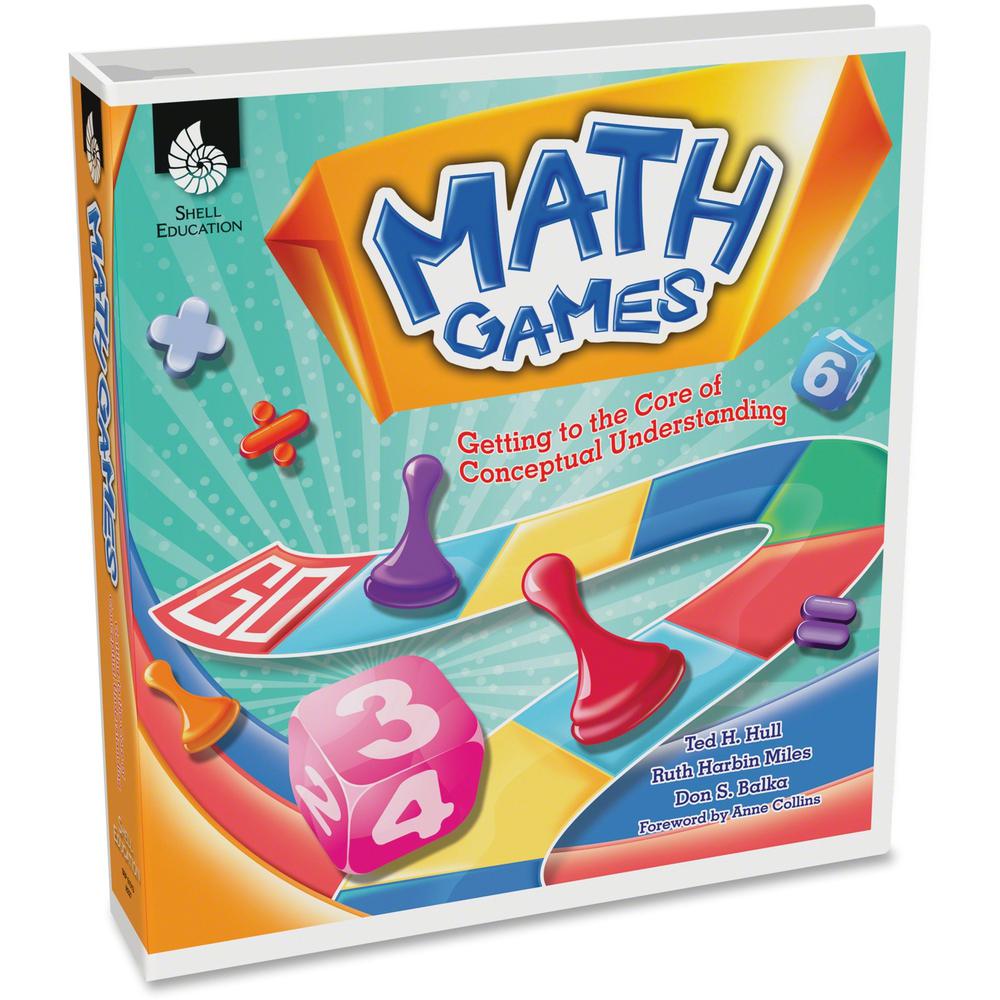 Shell Education Grades K-8 Math Games Resource Printed Book by Ted H. Hull, Ruth Harbin Miles, Don S. Balka - Shell Educational Publishing Publication - Book - Grade K-8