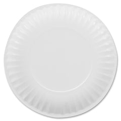 Dixie Basic&reg; 6" Lightweight Paper Plates by GP Pro - 100 / Pack - Microwave Safe - 6" Diameter - White - Paper Body - 12 / Carton