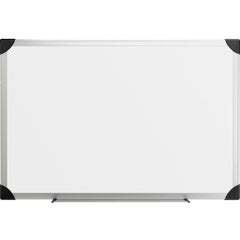 Lorell Dry-erase Board - 72" (6 ft) Width x 48" (4 ft) Height - White Styrene Surface - Aluminum Frame - Ghost Resistant, Scratch Resistant - 1 Each