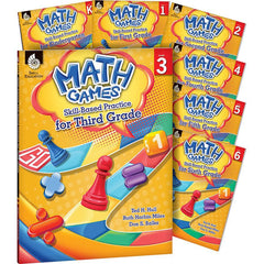 Shell Education Math Games Skill Base Practice Kindergarten Printed Book by Ted H. Hull, Ruth Harbin Miles, Don Balka - 136 Pages - Shell Educational Publishing Publication - Book - Grade K - English