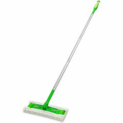 Swiffer Professional Sweeper - 10" Head - Swivel Head, Lightweight - 1 Each - Green