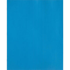 Business Source Letter Recycled Pocket Folder - 8 1/2" x 11" - 100 Sheet Capacity - 3 x Prong Fastener(s) - 1/2" Fastener Capacity - 2 Inside Front & Back Pocket(s) - Leatherette - Light Blue - 35% Re