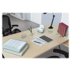 Lorell Single Stacking Document Tray - Desktop - Durable, Lightweight, Non-skid, Stackable - Clear - Acrylic - 1 Each