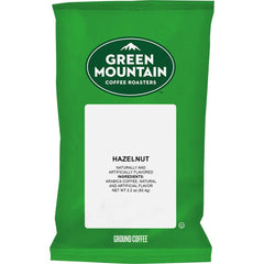 Green Mountain Coffee Ground Hazelnut Light Roast Coffee - Light/Mild - 2.2 oz Per Packet - 50 Packet - 50 / Carton