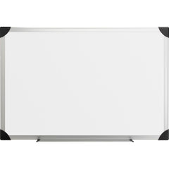 Lorell Dry-erase Board - 72" (6 ft) Width x 48" (4 ft) Height - White Styrene Surface - Aluminum Frame - Ghost Resistant, Scratch Resistant - 1 Each