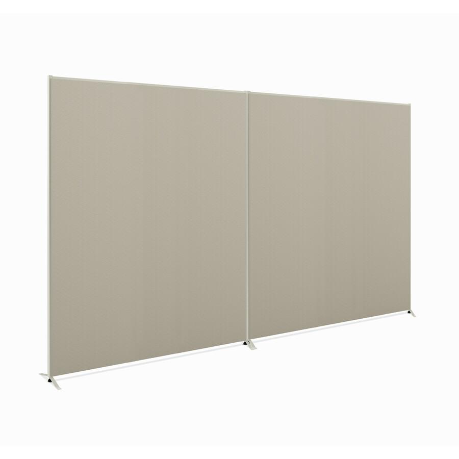 HON Verse HBV-P7260 Panel - 60" Width x 72" Height - Metal, Plastic, Fabric - Light Gray, Gray