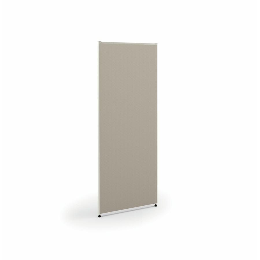 HON Verse HBV-P6036 Panel - 36" Width x 60" Height - Metal, Plastic, Fabric - Light Gray, Gray