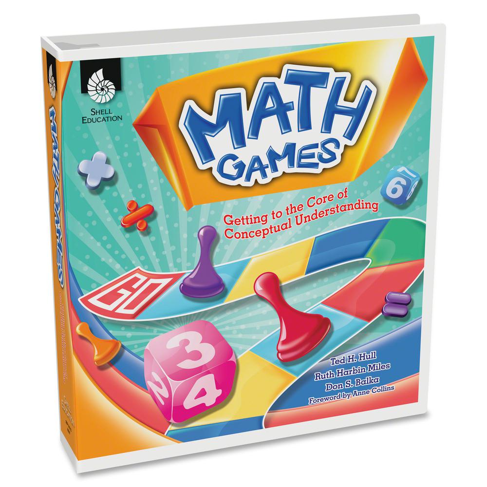 Shell Education Grades K-8 Math Games Resource Printed Book by Ted H. Hull, Ruth Harbin Miles, Don S. Balka - Shell Educational Publishing Publication - Book - Grade K-8