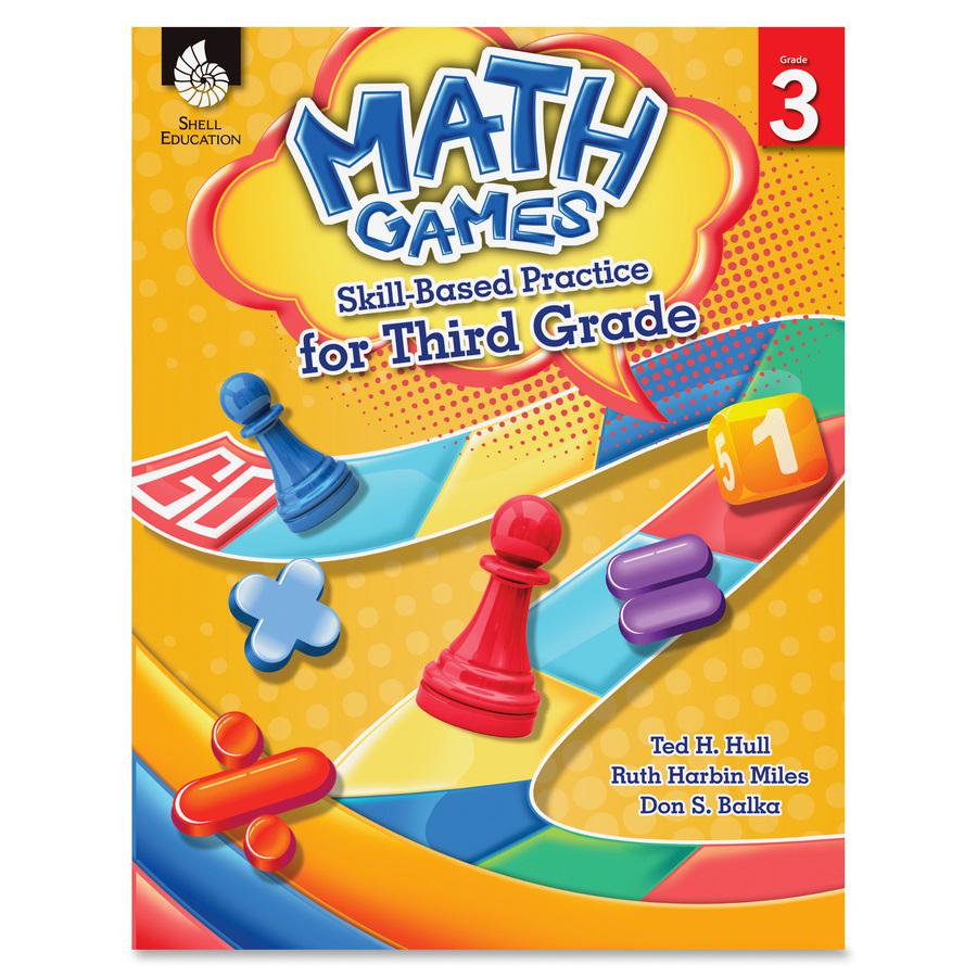 Shell Education Grade 3 Math Games Skills-Based Practice Book by Ted H. Hull, Ruth Harbin Miles, Don S. Balka Printed Book by Ted H. Hull, Ruth Harbin Miles, Don Balka - 136 Pages - Shell Educational