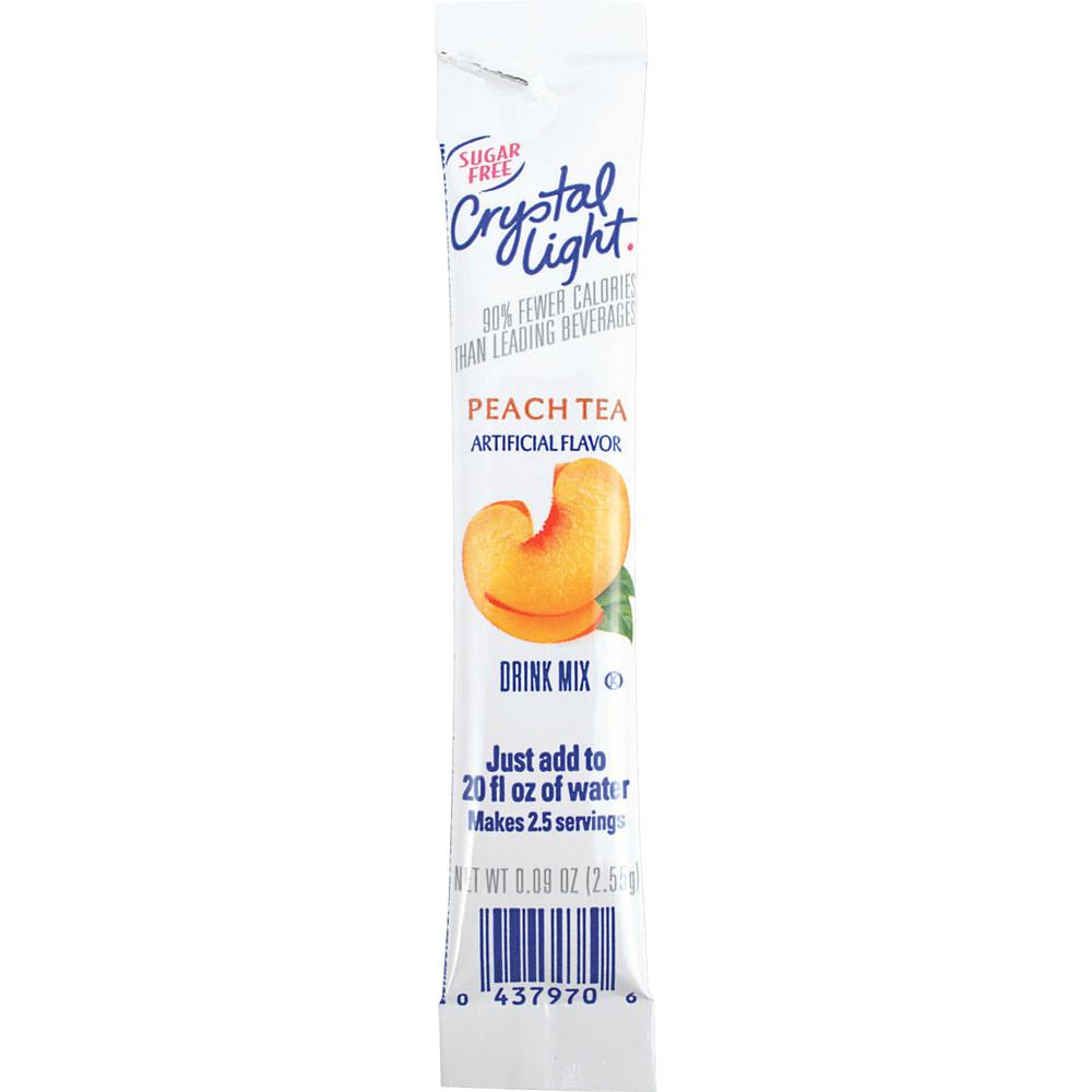 Crystal Light On-The-Go Mix Peach Sticks - Powder - 0.09 oz - 30 / Box