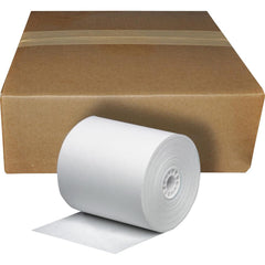 Business Source 1-Ply Adding Machine Rolls - 3" x 165 ft - 50 / Carton - Sustainable Forestry Initiative (SFI) - Lint-free, End of Paper Indicator, Single Ply - White