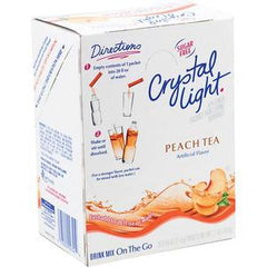 Crystal Light On-The-Go Mix Peach Sticks - Powder - 0.09 oz - 30 / Box