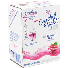 Crystal Light On-The-Go Raspberry Mix Sticks - Powder - 0.08 oz - 30 / Box