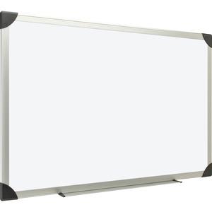 Lorell Dry-erase Board - 36" (3 ft) Width x 24" (2 ft) Height - White Styrene Surface - Aluminum Frame - Ghost Resistant, Scratch Resistant - 1 Each