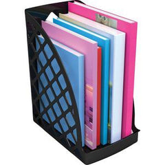 Deflecto Sustainable Office Magazine File - Black - 1 Each