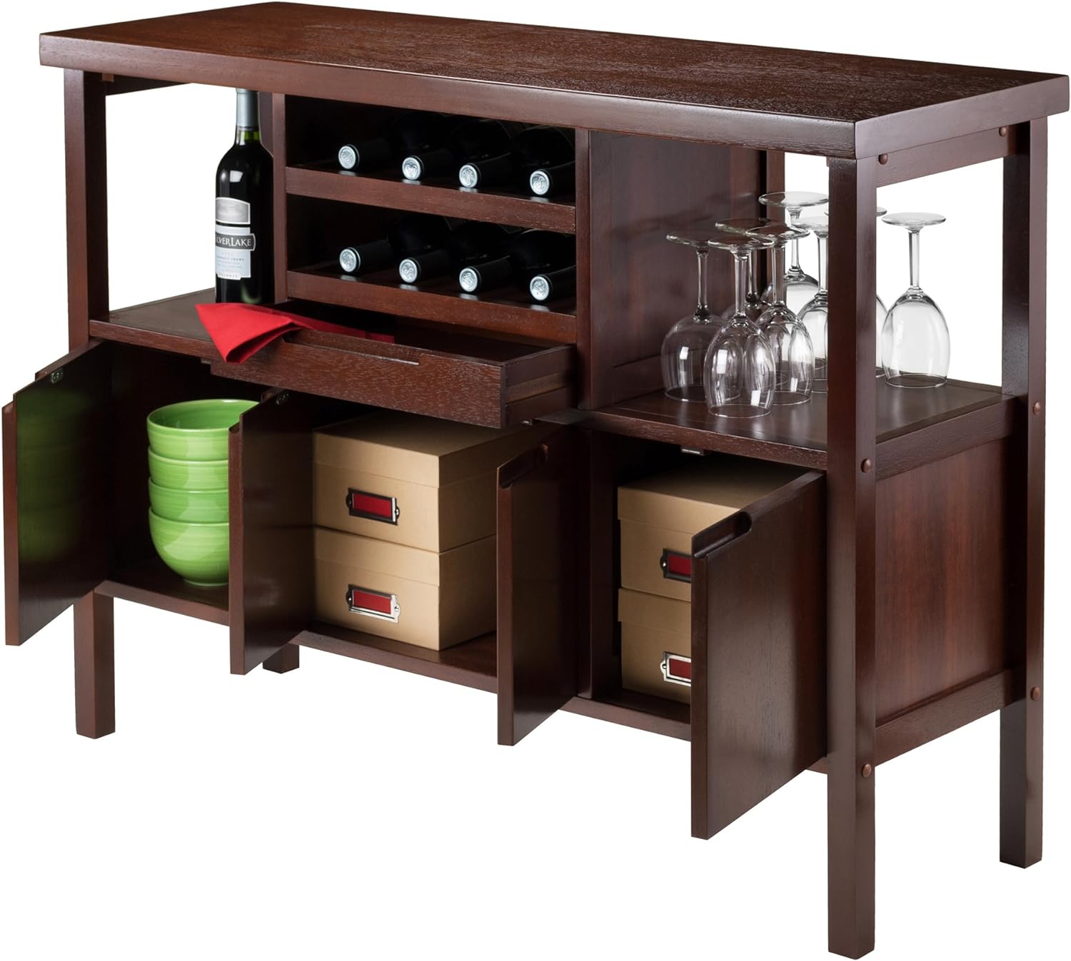 Winsome Diego Buffet / Sideboard, Walnut (94746)